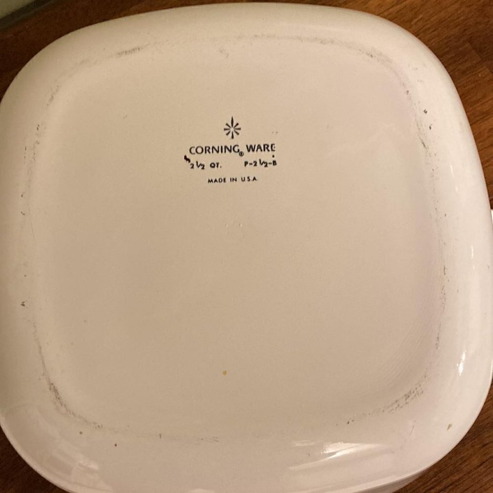 Vintage Cornflower Corning Ware P-2 1/2_B and Petite Dish P_41 - Picture 12 of 12